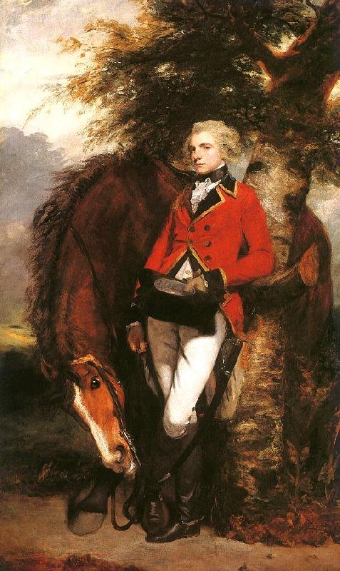 Sir Joshua Reynolds Colonel George K.H. Coussmaker China oil painting art